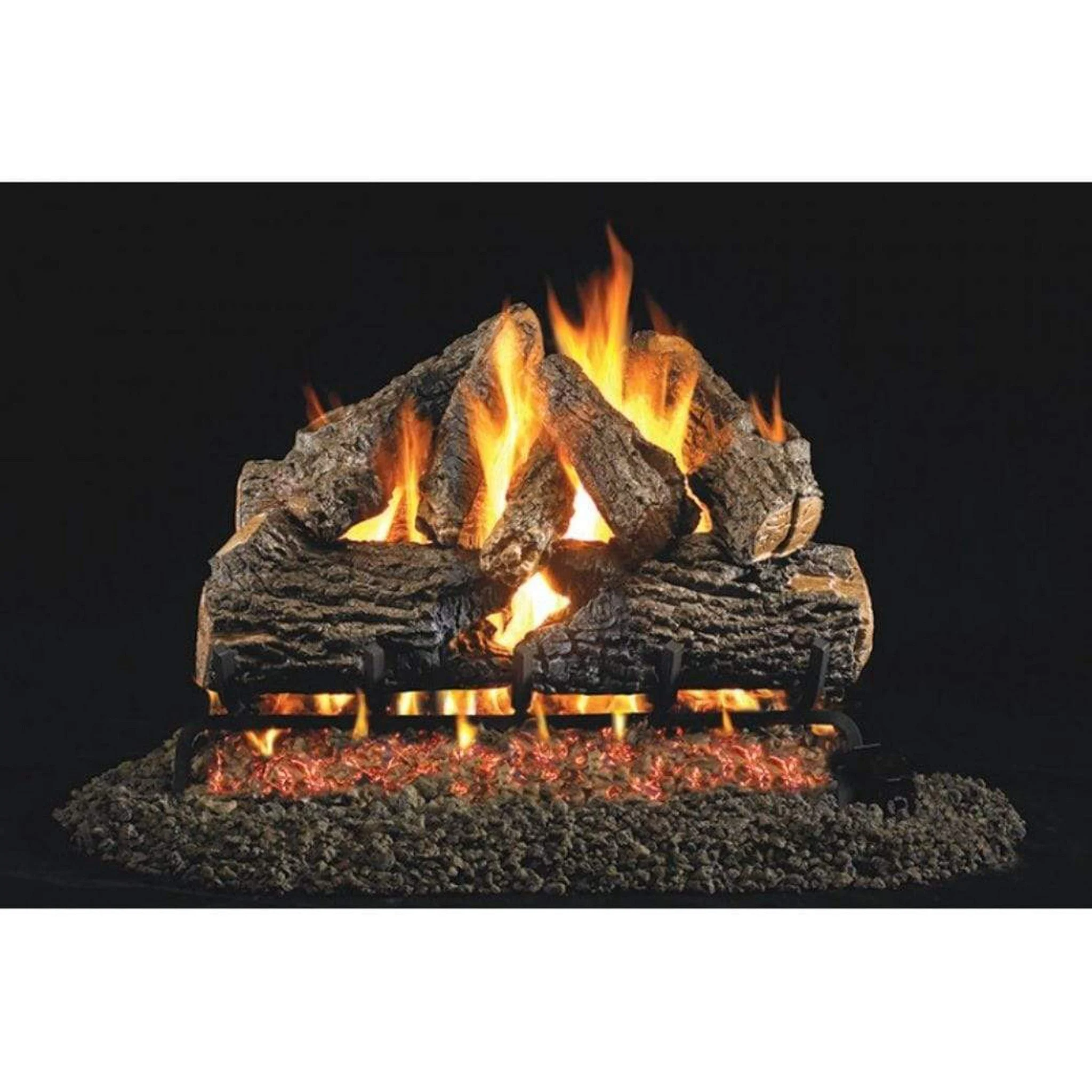 Real Fyre Charred Series 18" Charred Oak Vented Gas Logs