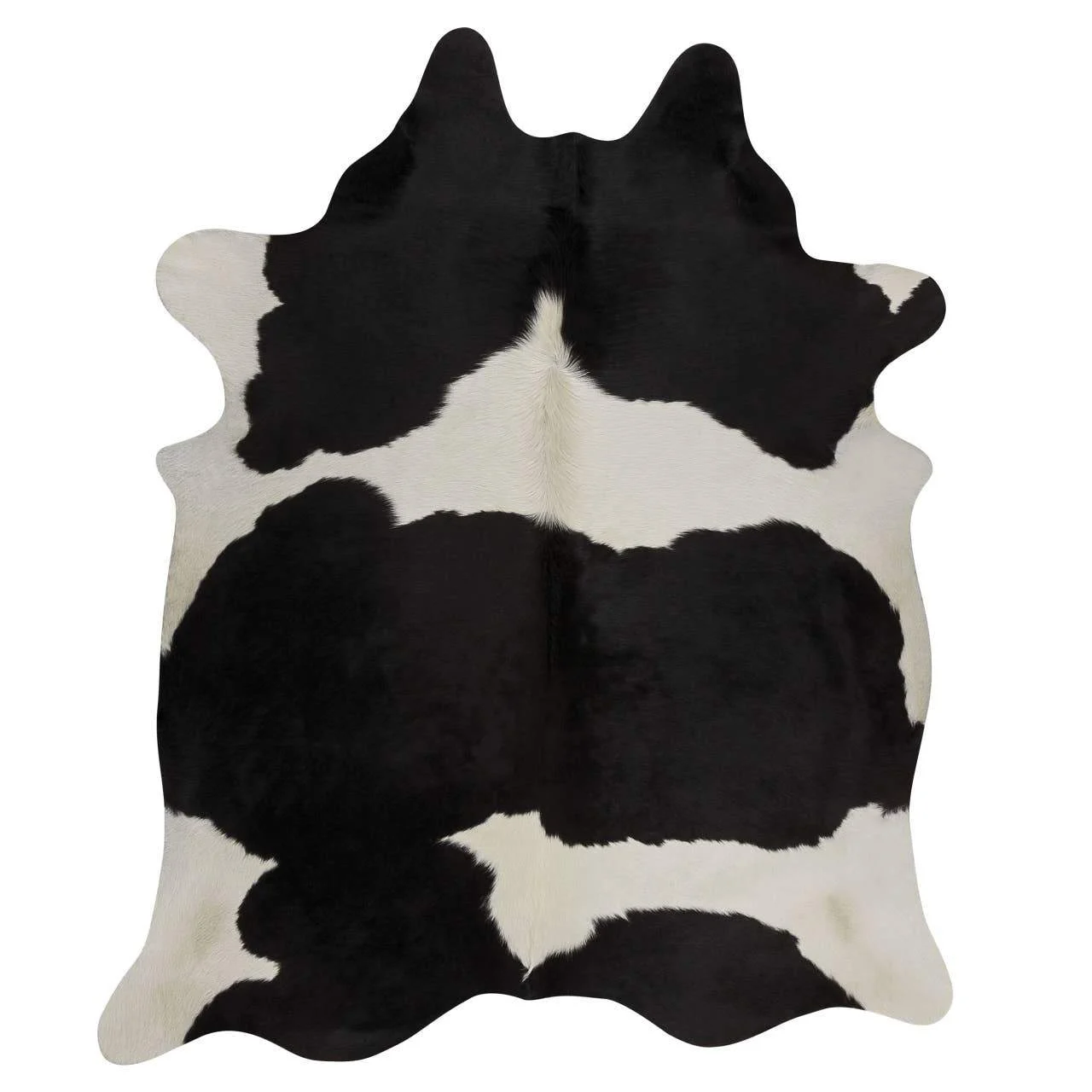 Brazilian Black and White Cowhide Rug