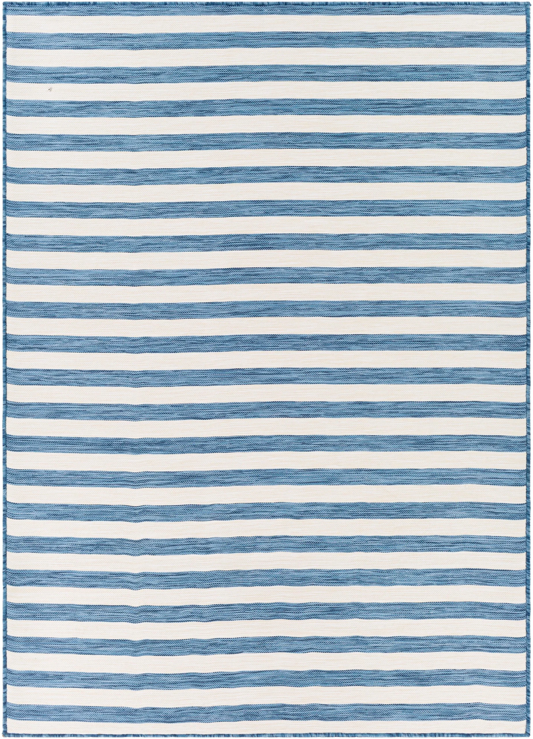 Pasadena Outdoor Rug // Denim & Cream
