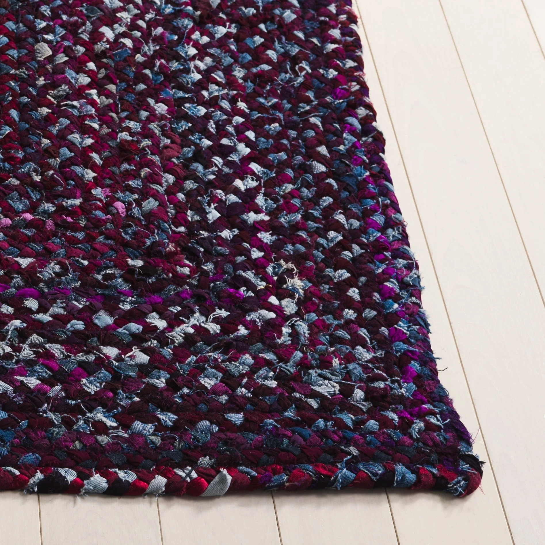 SAFAVIEH Georgine Handmade Nanny Braided Bohemian Cotton Rug