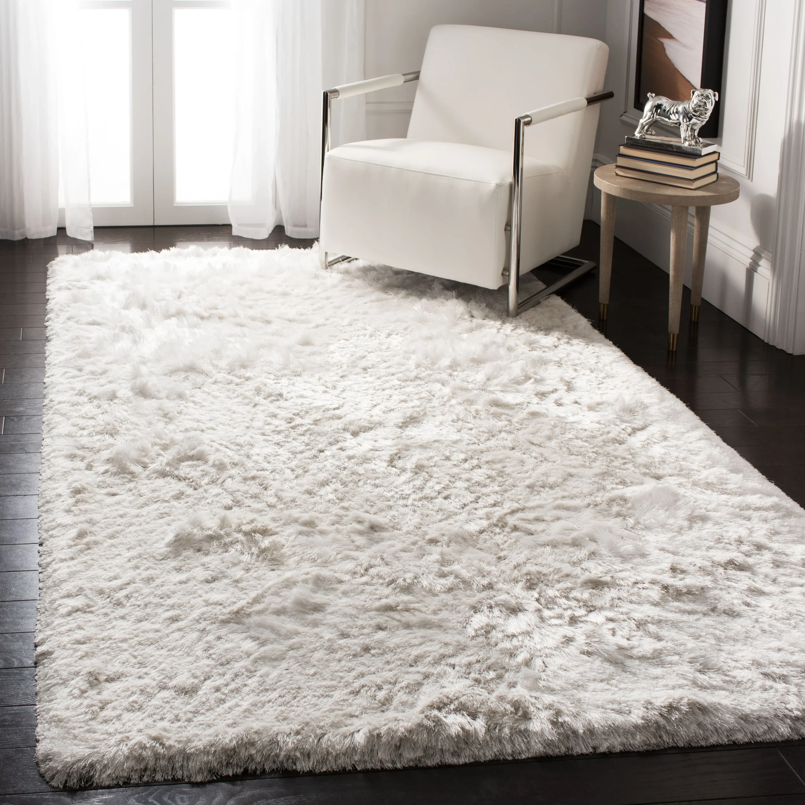 SAFAVIEH Handmade Ocean Shag Marilijn Glam 2.5-inch Thick Rug