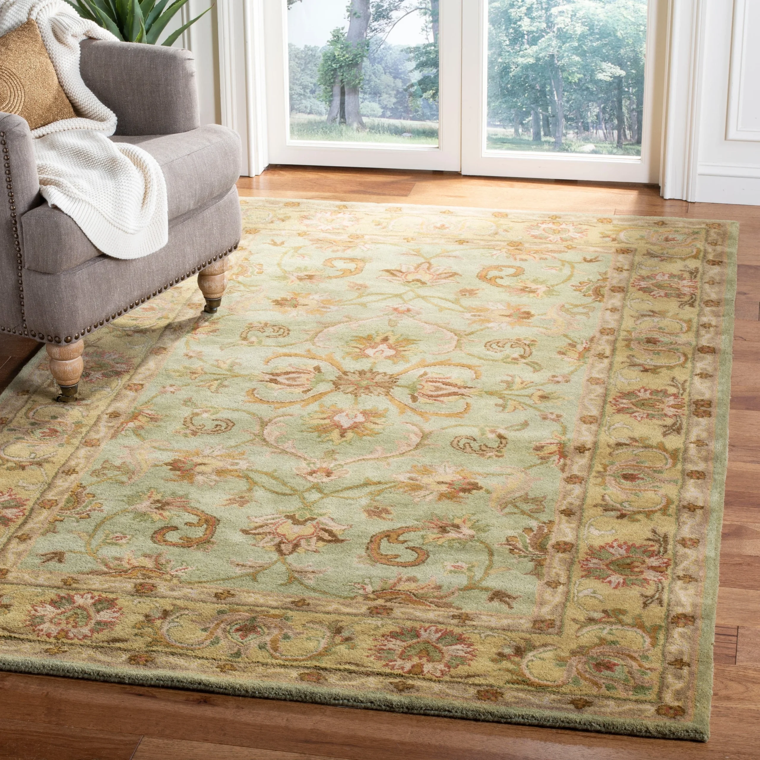 SAFAVIEH, Handmade Heritage Byzantium Traditional Oriental Wool Rug