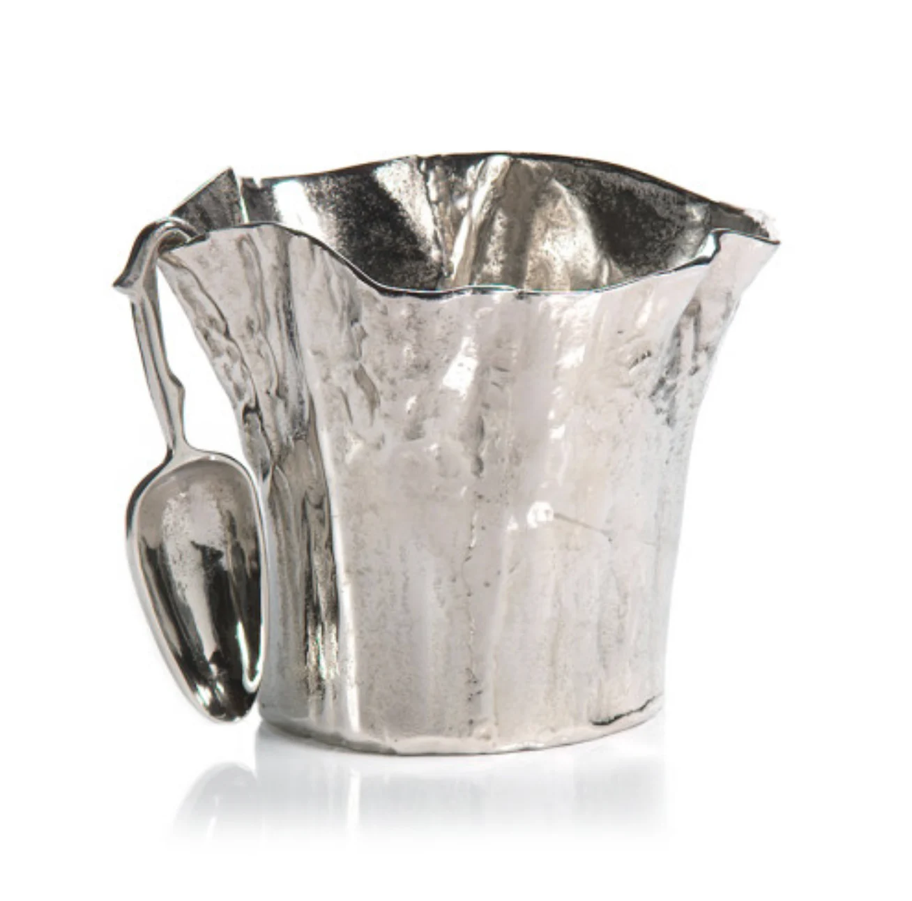 Artisan Aluminum Ice Bucket with Scoop