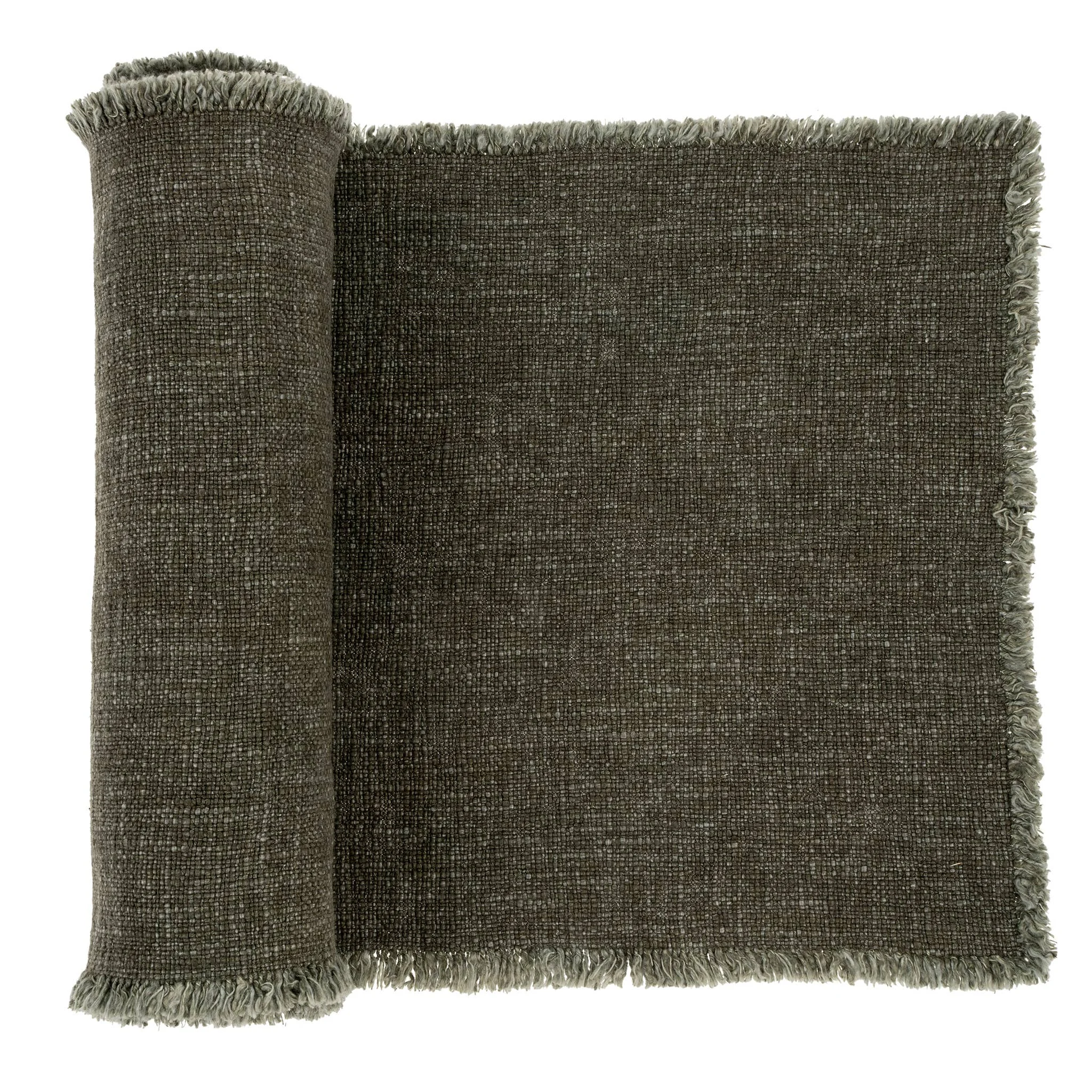 Selena Linen Table Runner Forest // 108"L