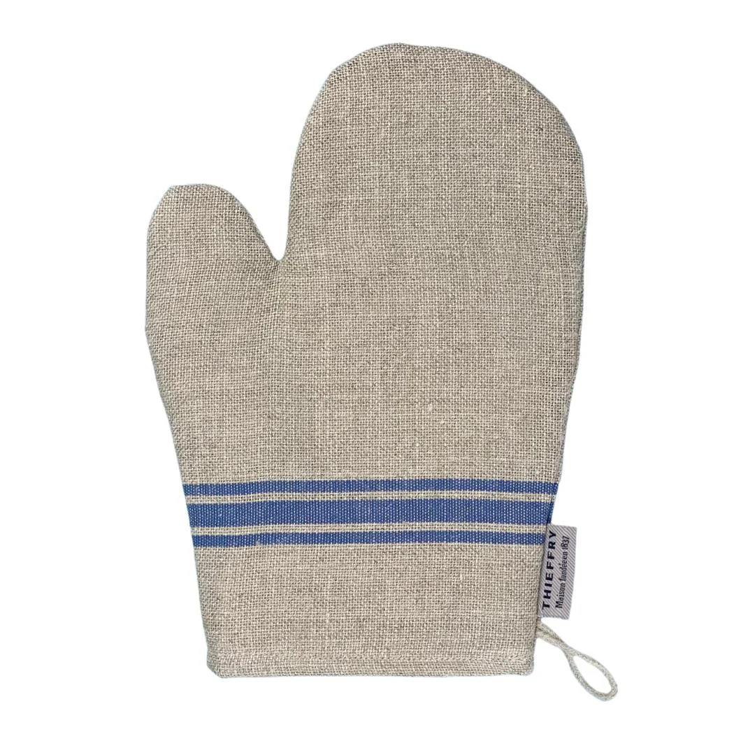 Thieffry Monogramme Linen Oven Mitt // 2 Colors