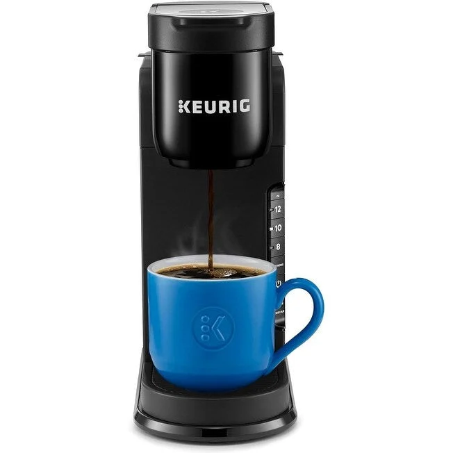 Single Serve K-Cup Coffee Maker, 3 Brew Sizes, Strong Brew, 42oz Reservoir, Black