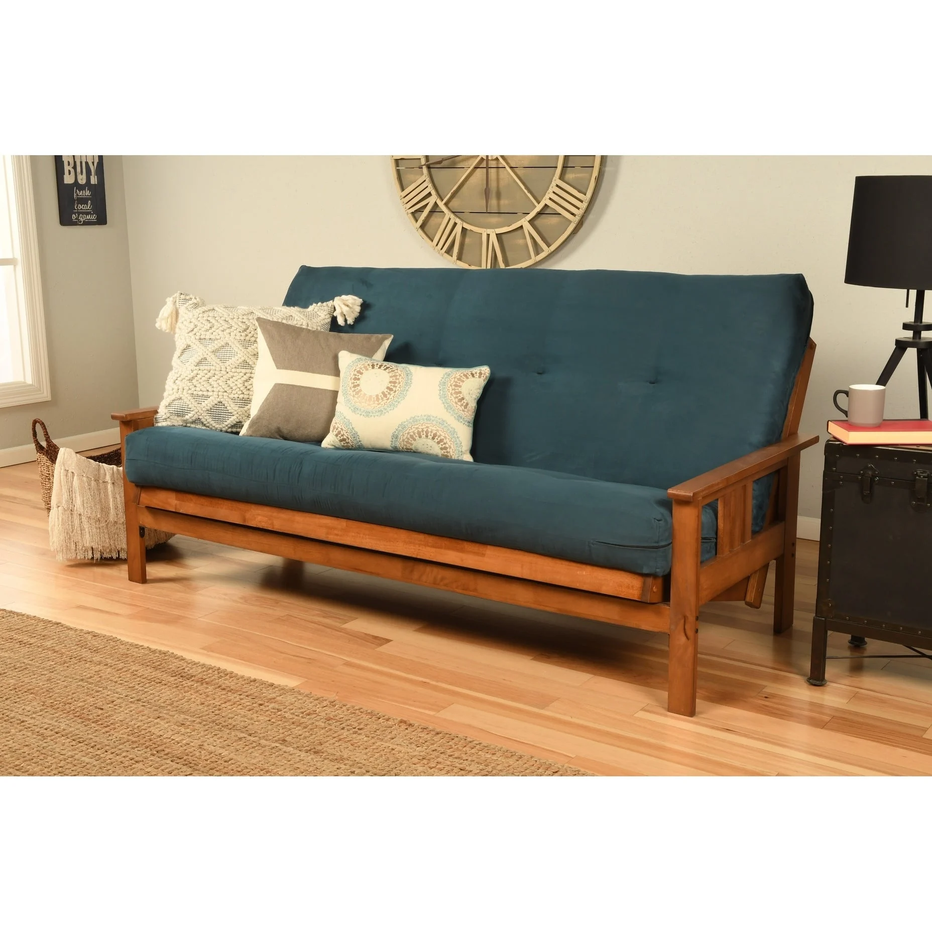 Somette High-density Foam and Spring Full-size Replacement Futon Mattress Only (Frame Not Included)