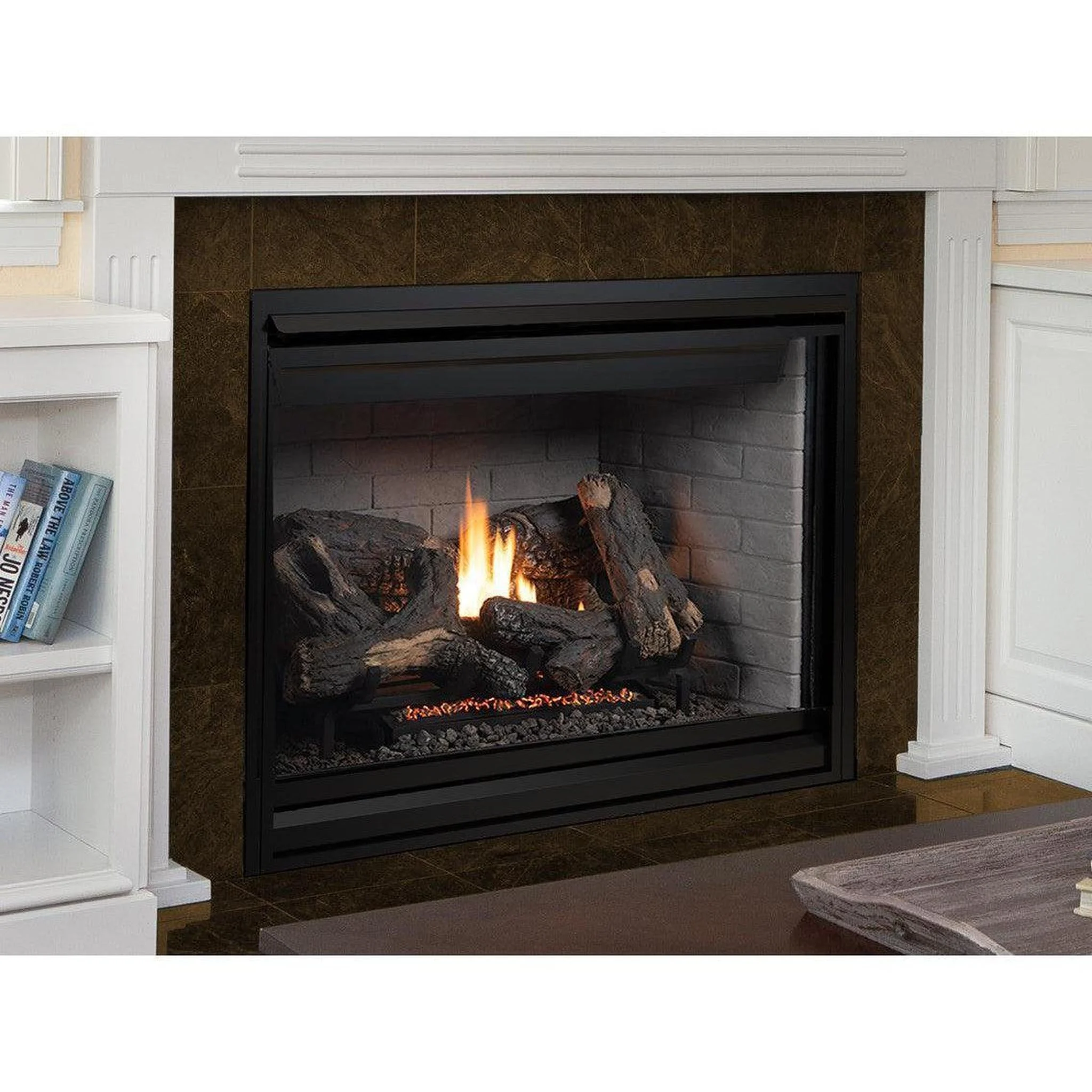 Superior DRT4040 40" Mid-Size Traditional Top Direct Vent Propane Gas Fireplace With Electronic Ignition