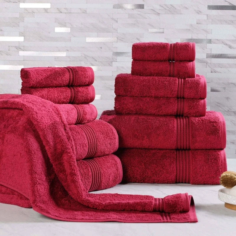 Superior Heritage Egyptian Cotton Absorbent 12-Piece Towel Set