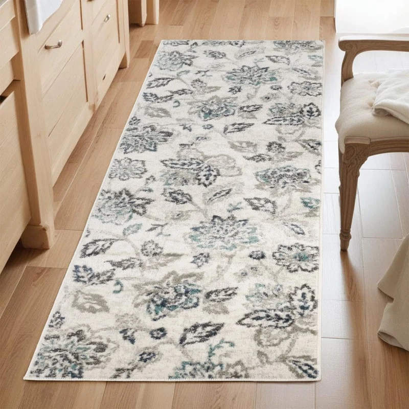 Superior Jacobean Farmhouse Floral Indoor Area Rug