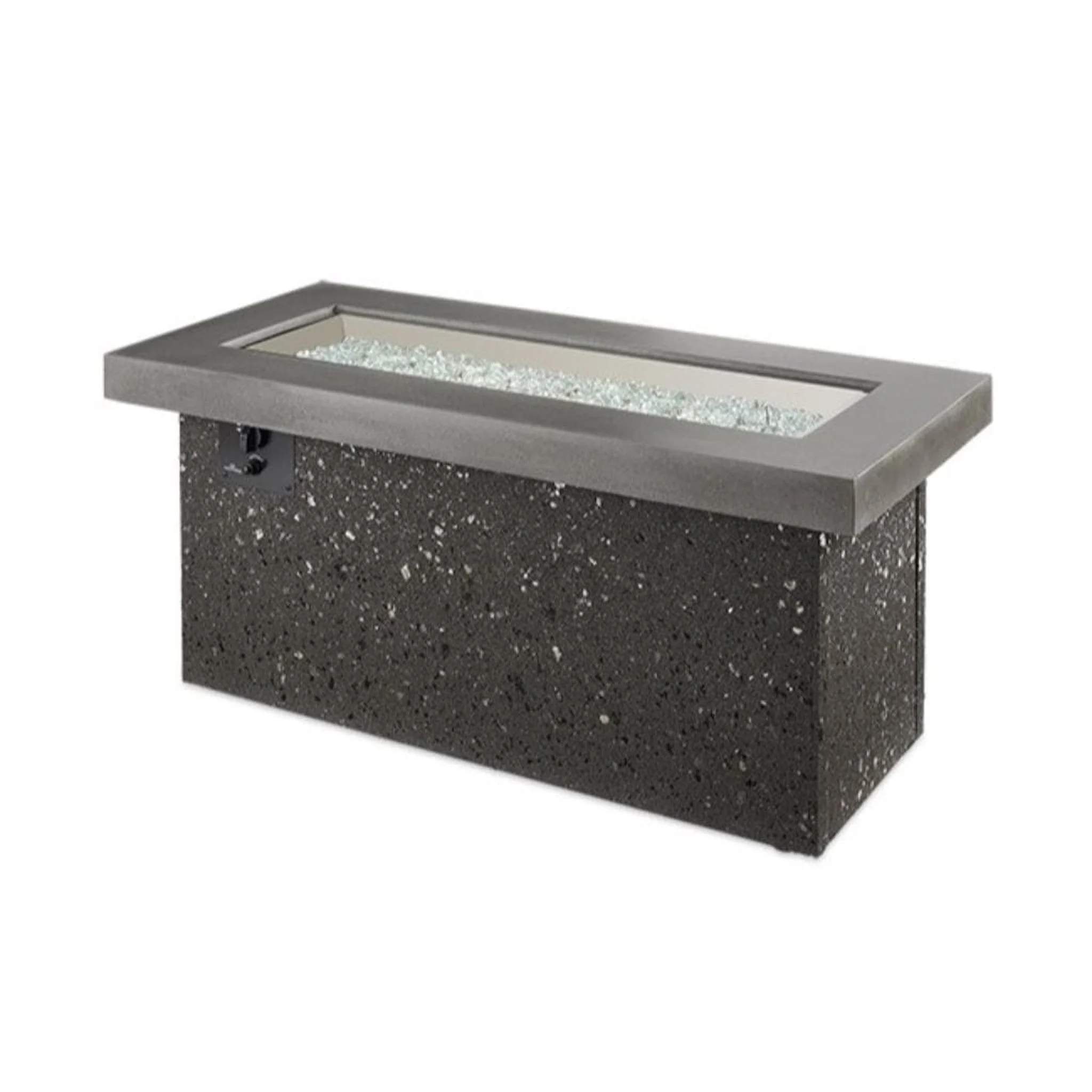 The Outdoor GreatRoom Company Key Largo 54" Midnight Mist Linear Gas Fire Pit Table