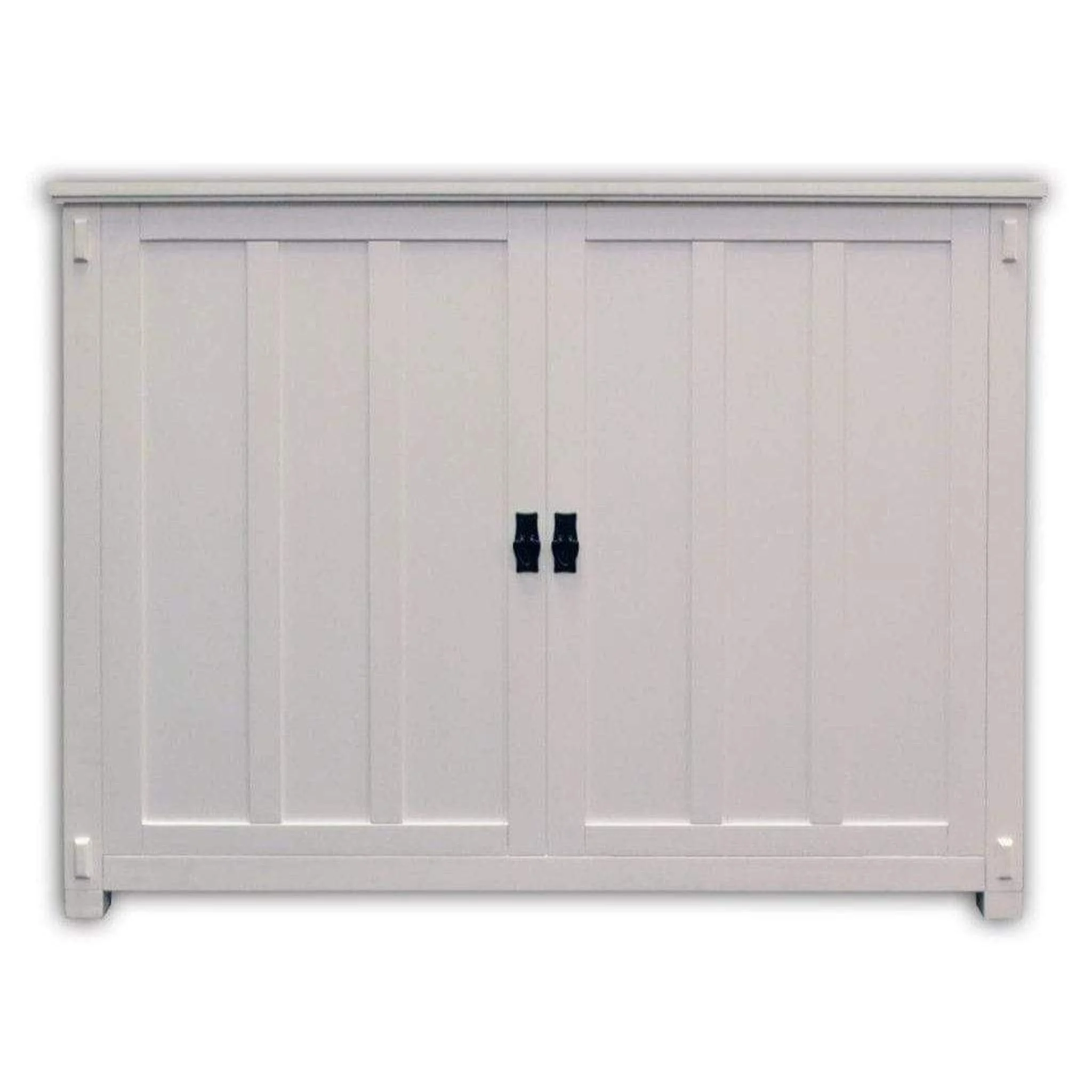 Touchstone Elevate White Mission Style Smart TV Lift Cabinet for 50" Flat Screen TVs With SRV TV Lift