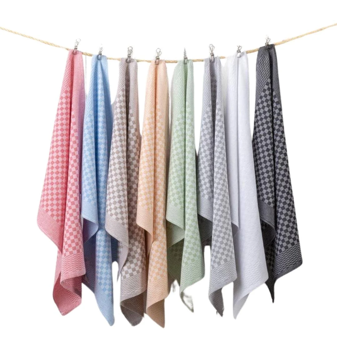 Check Cotton Tea Towel