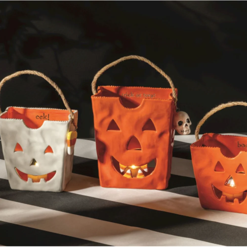 Ceramic Treat Bag Lantern
