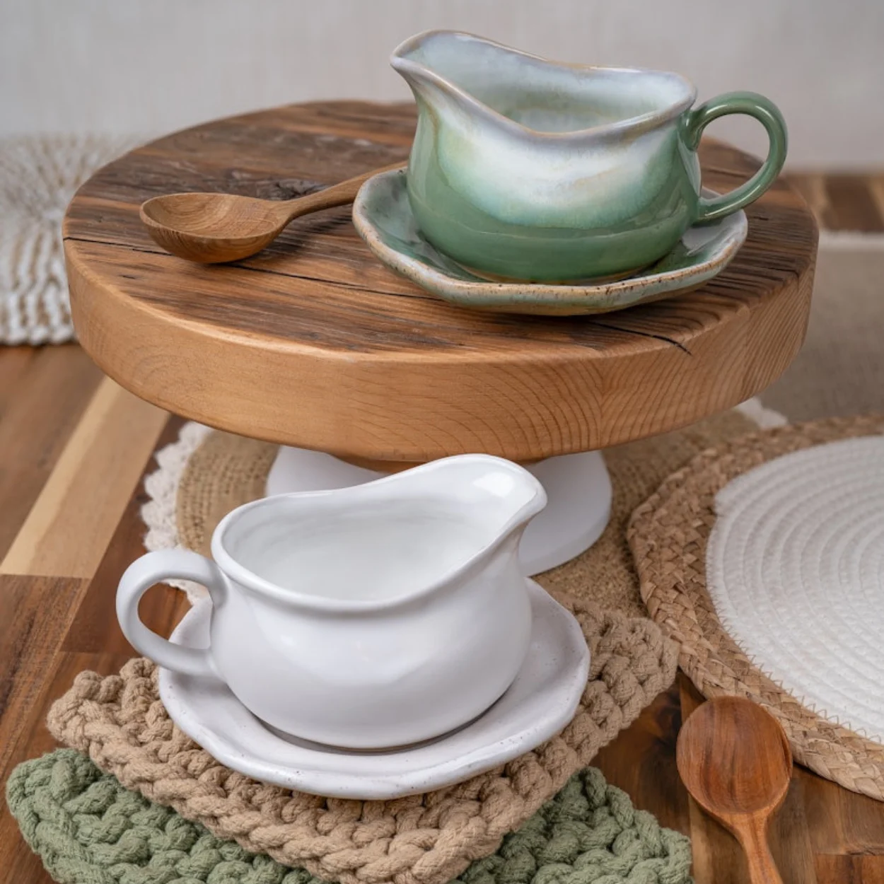 Etta B Gravy Boat + Saucer Set