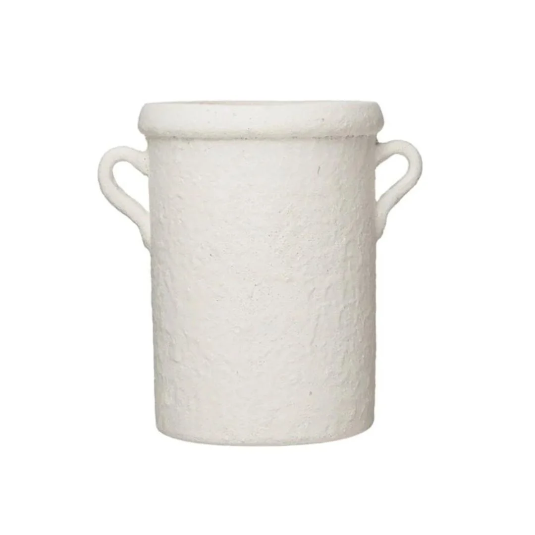 Distressed Terracotta Crock with Handles