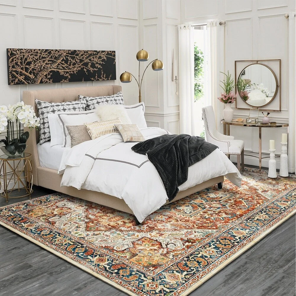 Vintage Modern Abstract Area Rug