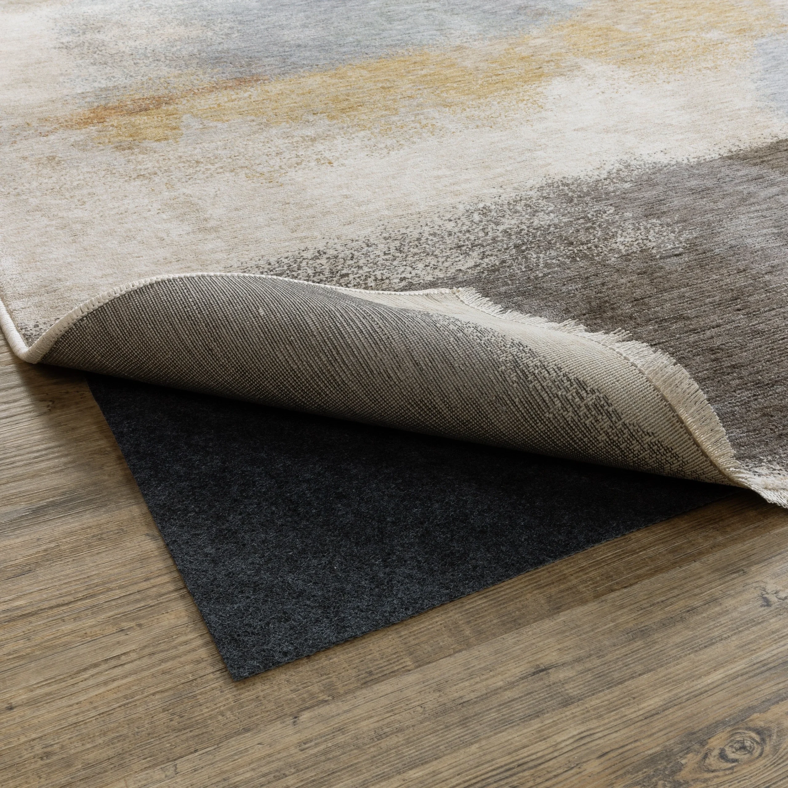 Vista Home Multi-Surface Reversible Indoor Rug Pad. - Grey