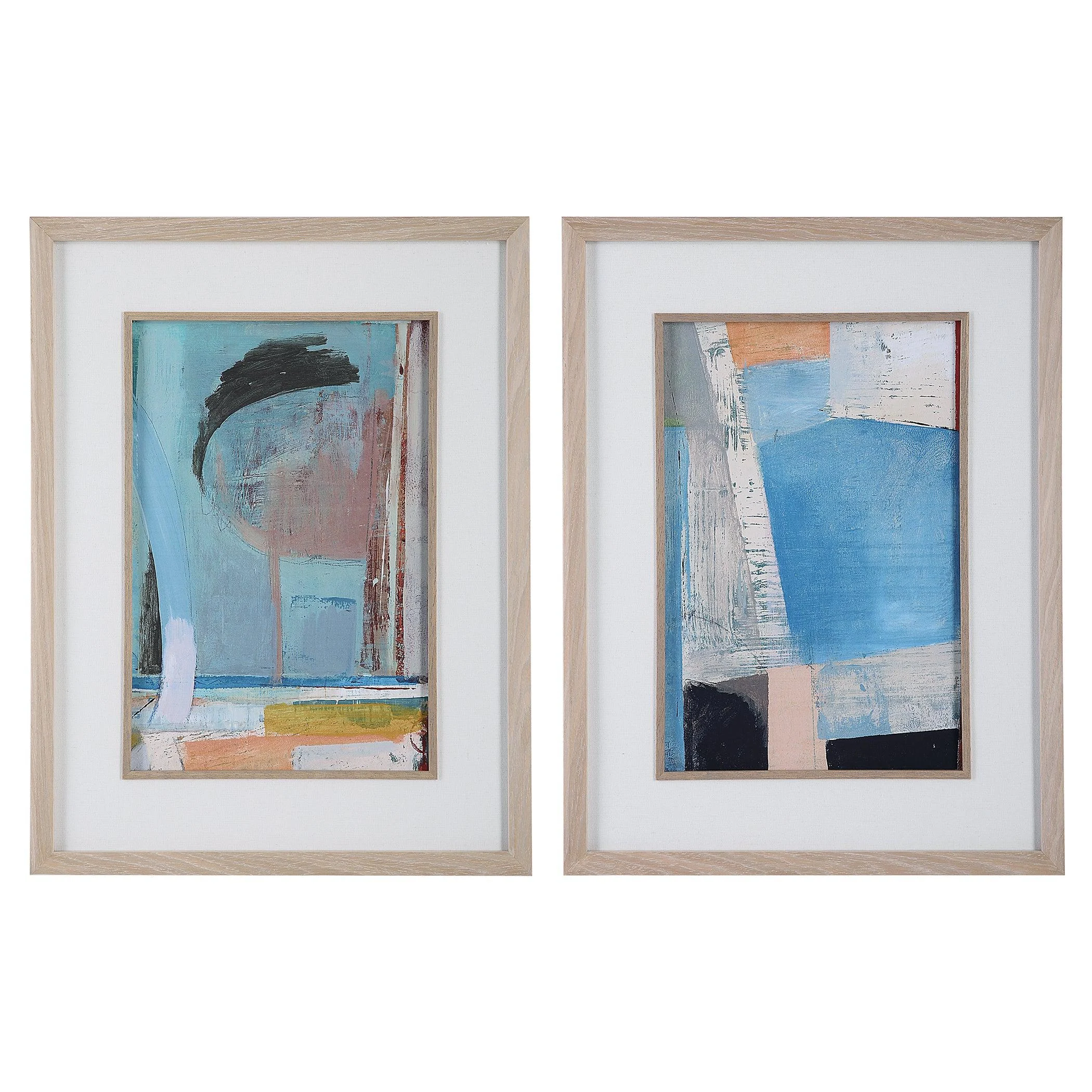 Brilliant Clouds Abstract Prints // Set of 2