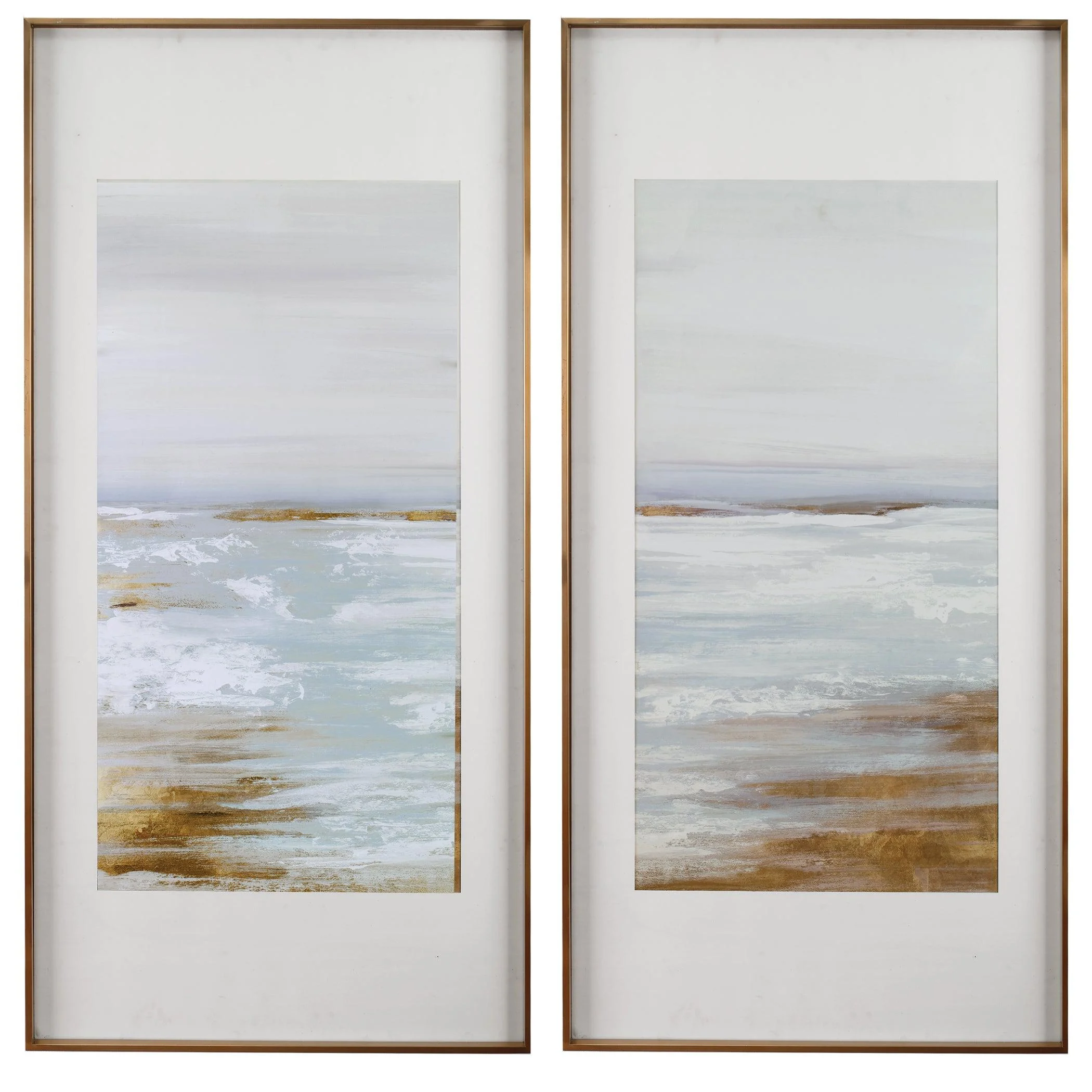 Coastline Framed Prints // Set of 2
