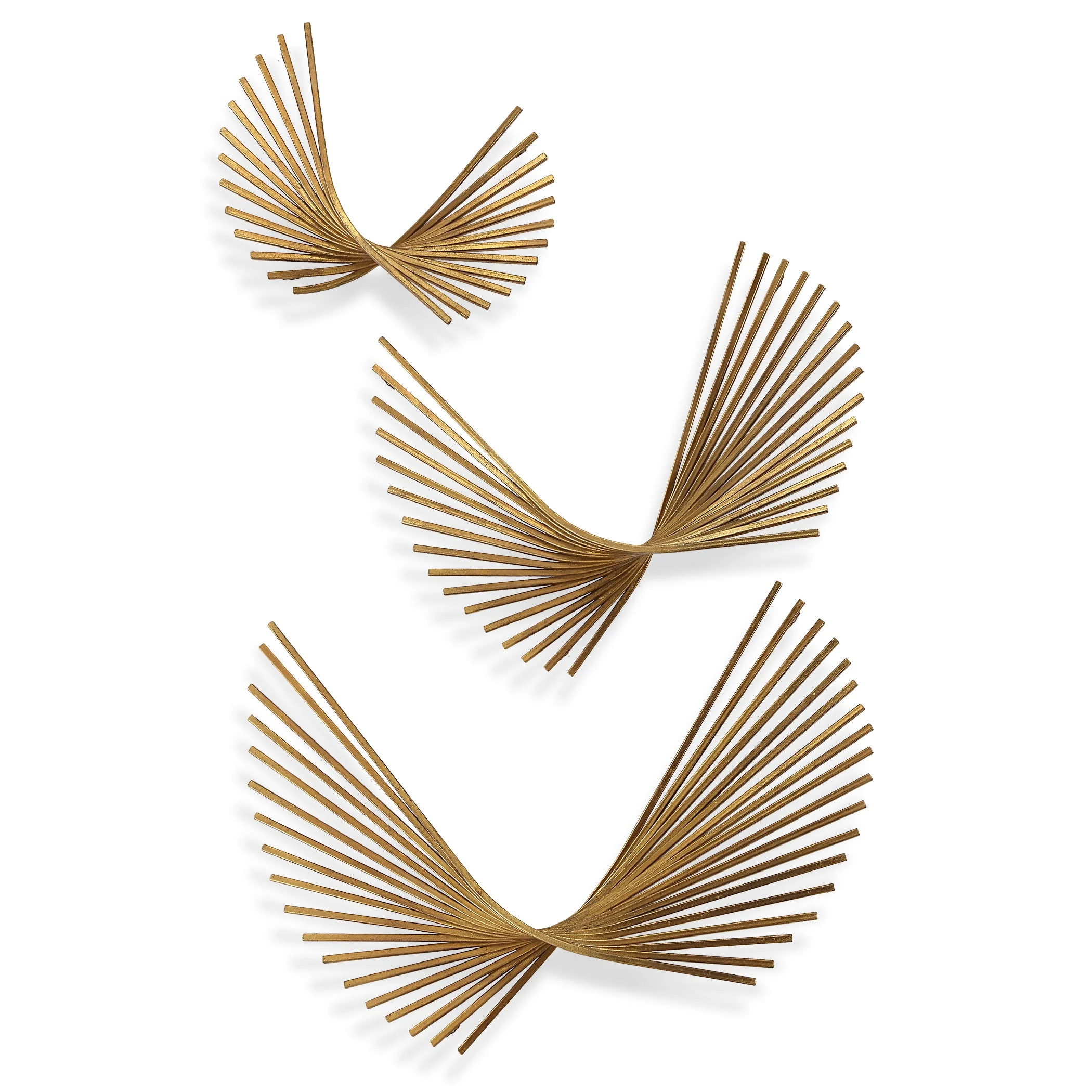 Coreograph Antique Gold Wall Decor // Set of 3