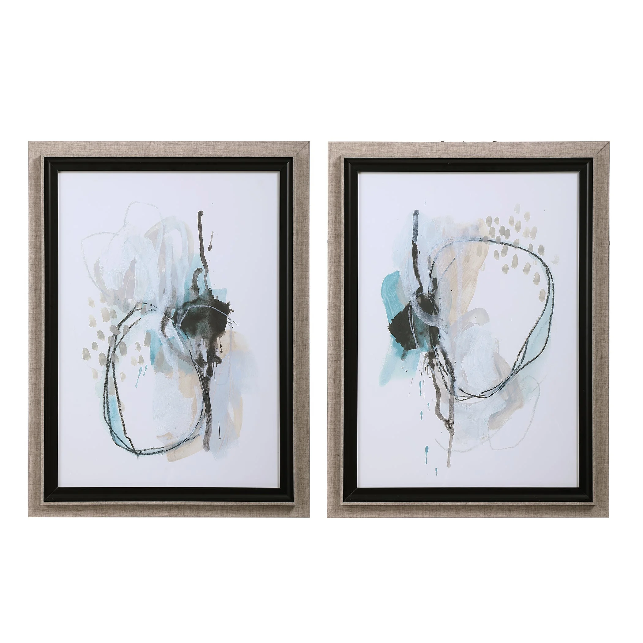 Force Reaction Abstract Prints // Set of 2