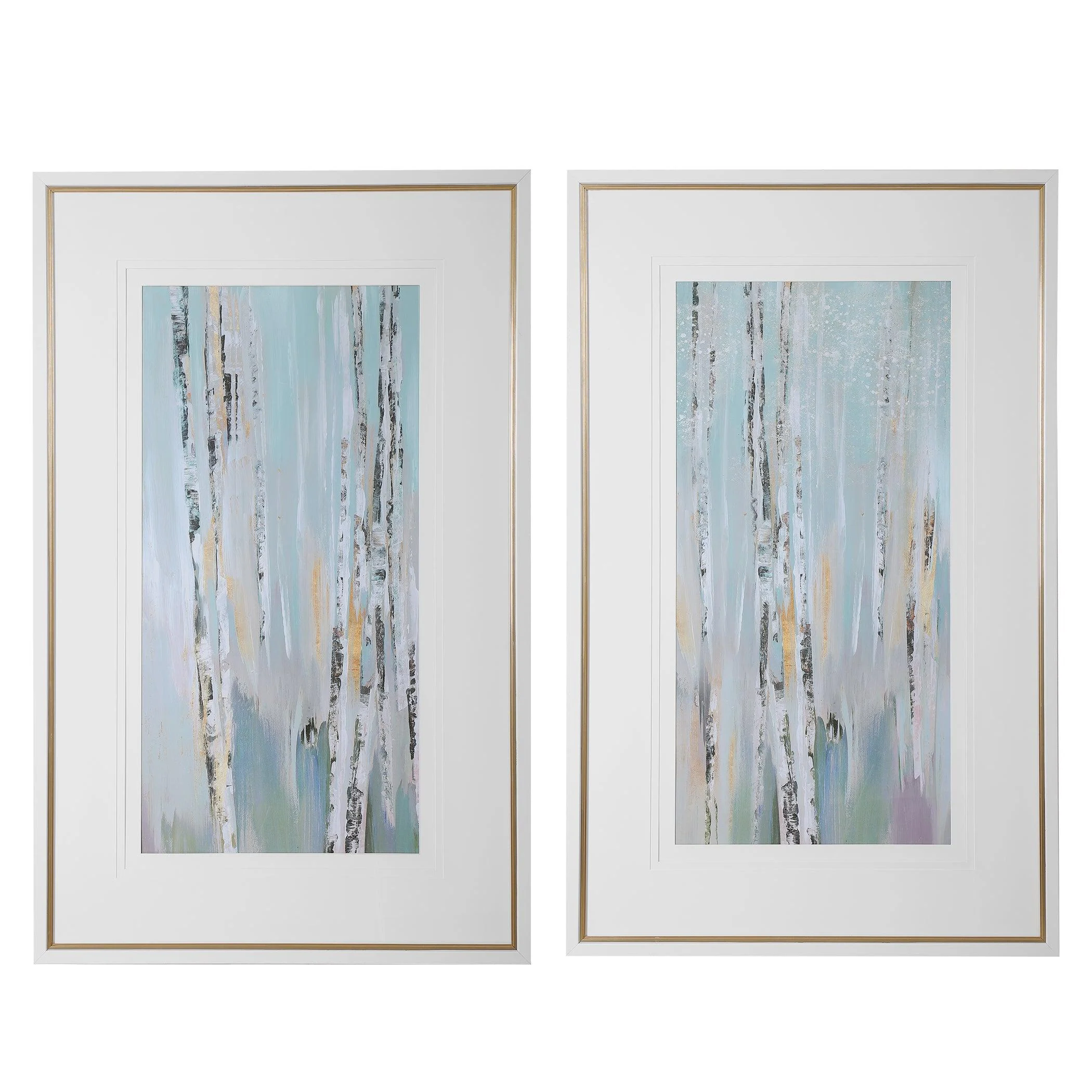 Pandora's Forest Abstract Art // Set of 2