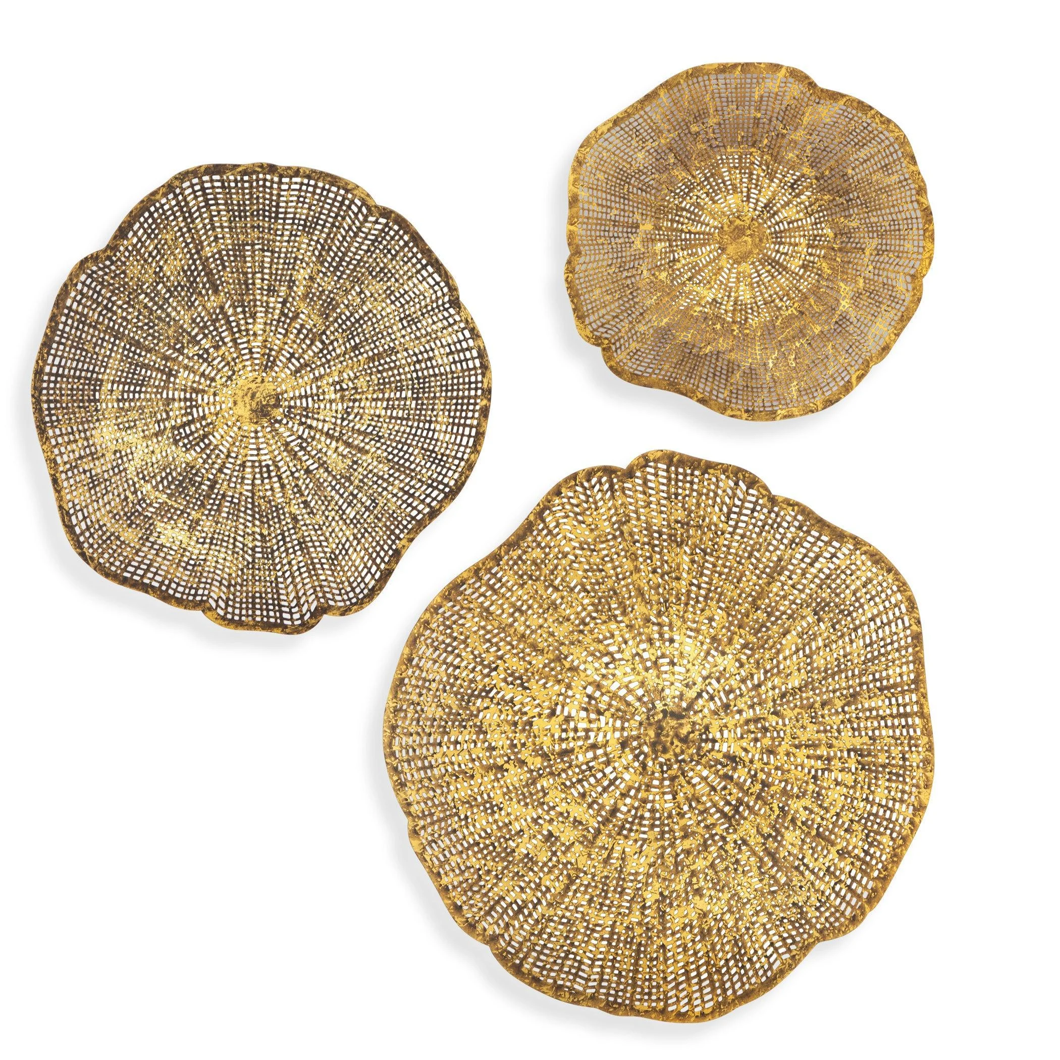 Radiance Gold Metal Wall Decor // Set of 3