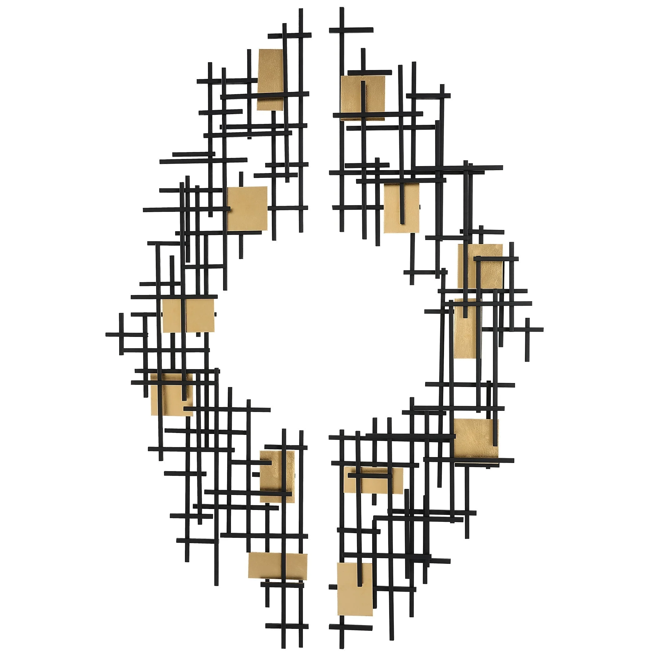 Reflection Metal Grid Wall Decor // Set of 2