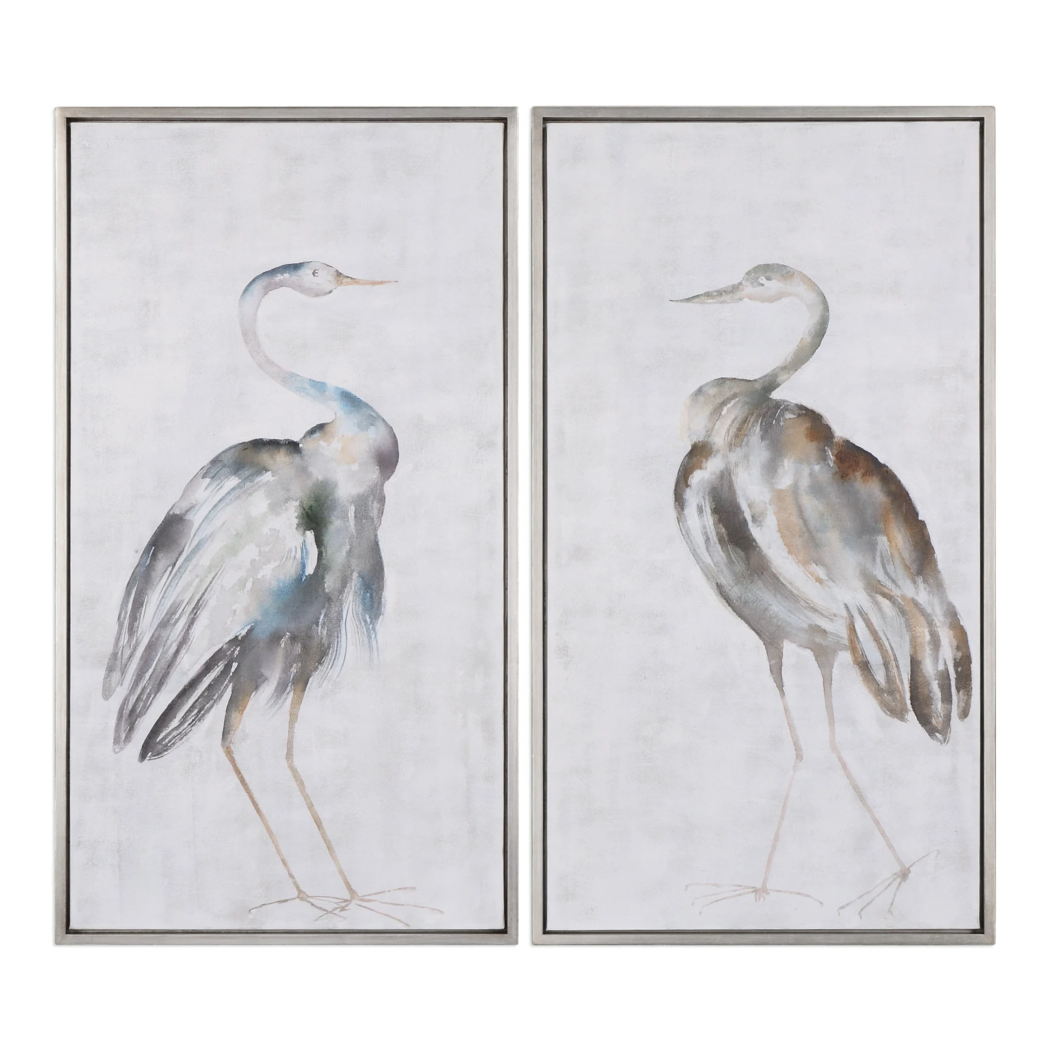 Summer Birds Framed Art // Set of 2