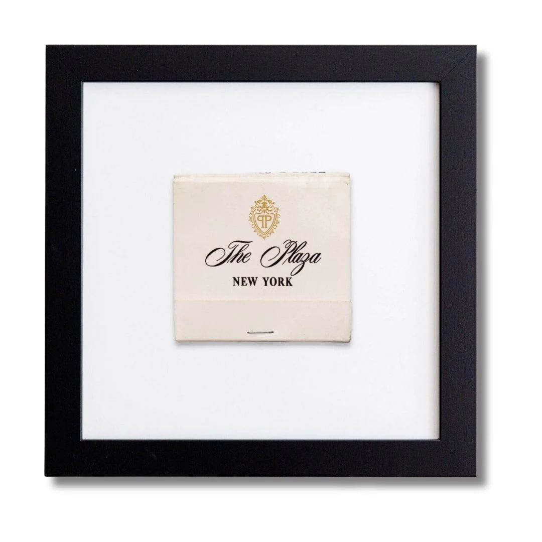 The Plaza New York Match Print // Black Frame