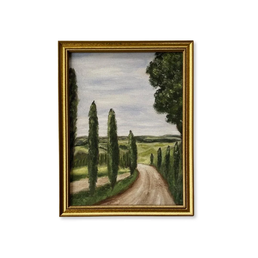 This Way French Countryside Art Print // 9" x 12"