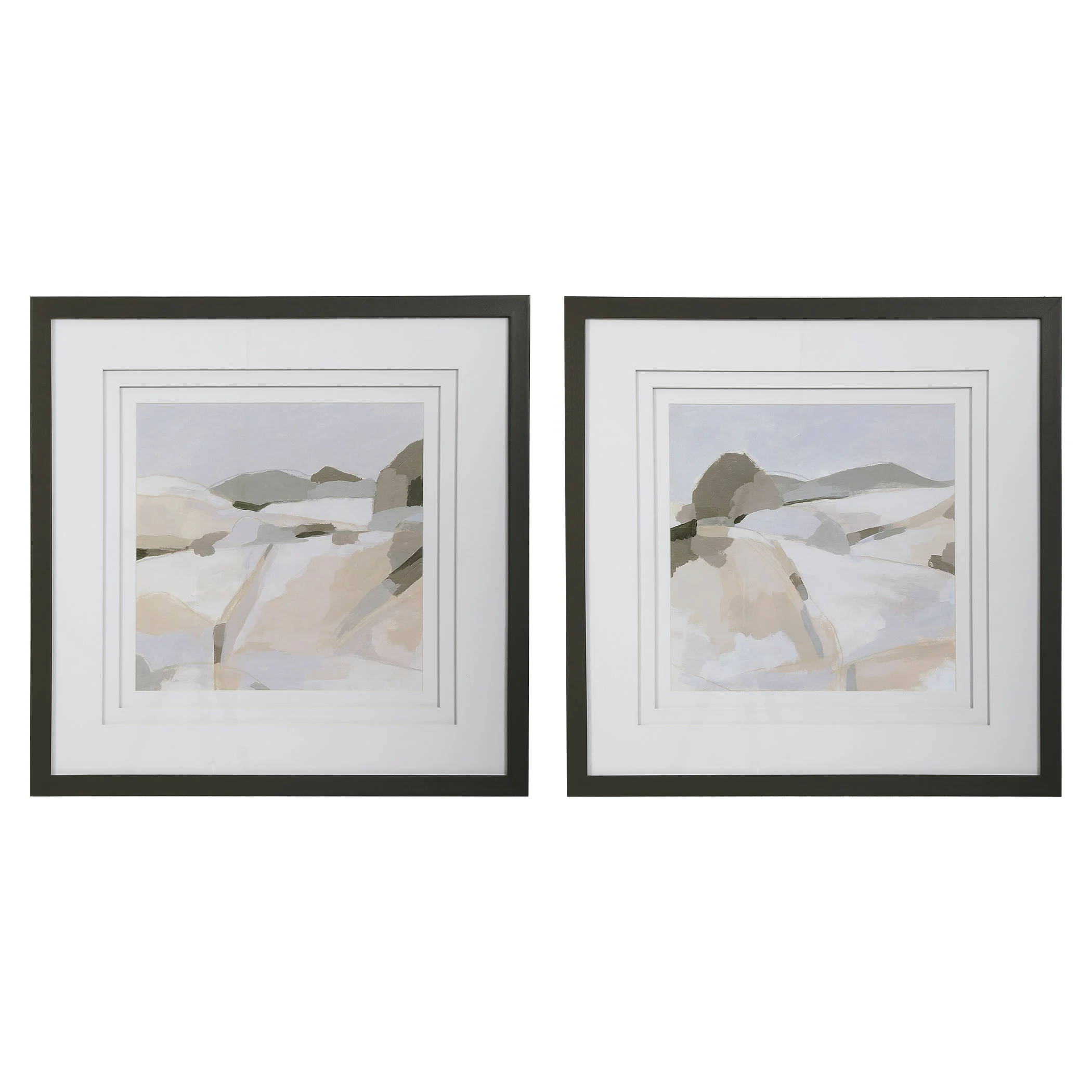 Western Landscape Modern Prints // Set of 2