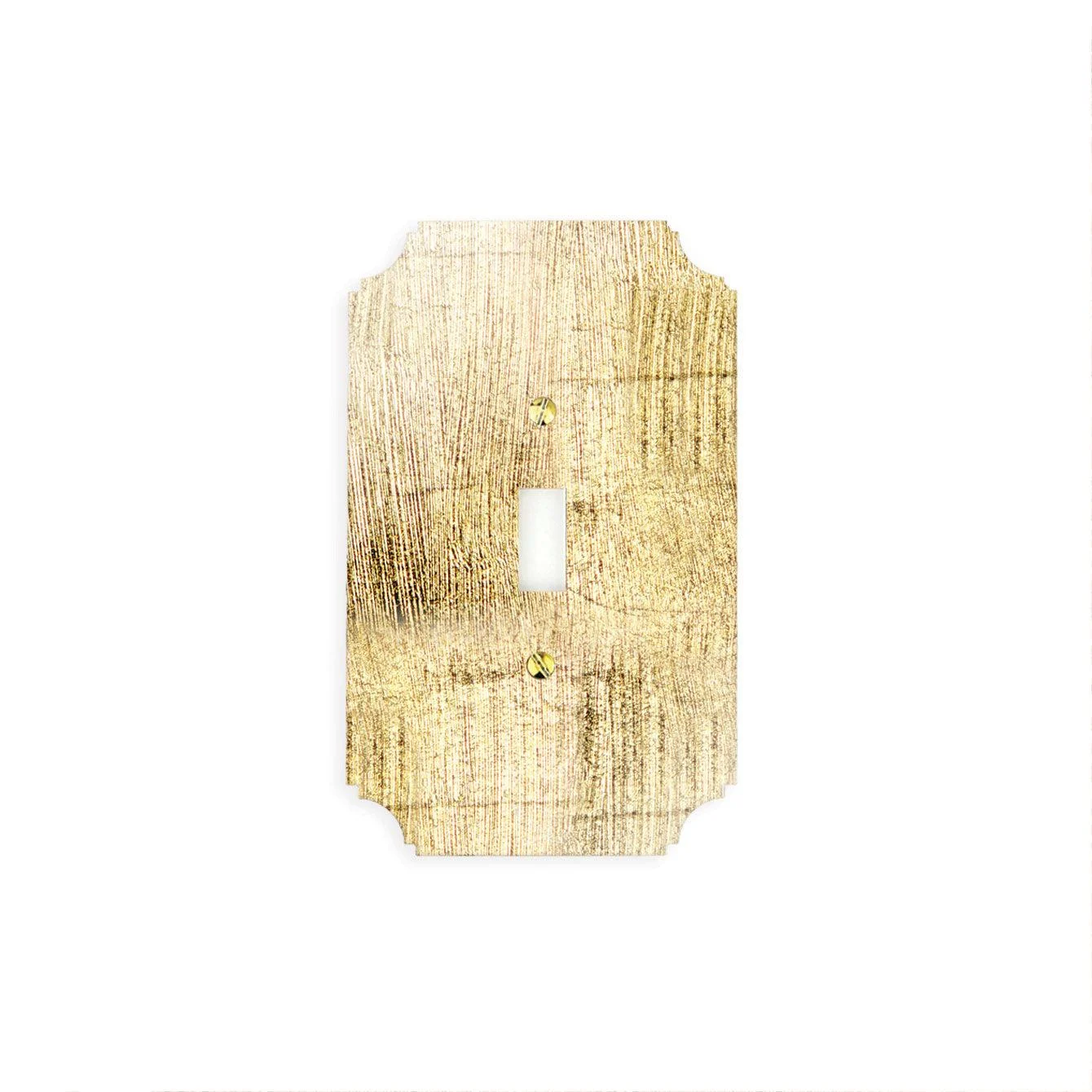 Gold Gilded Acrylic Switch Plate