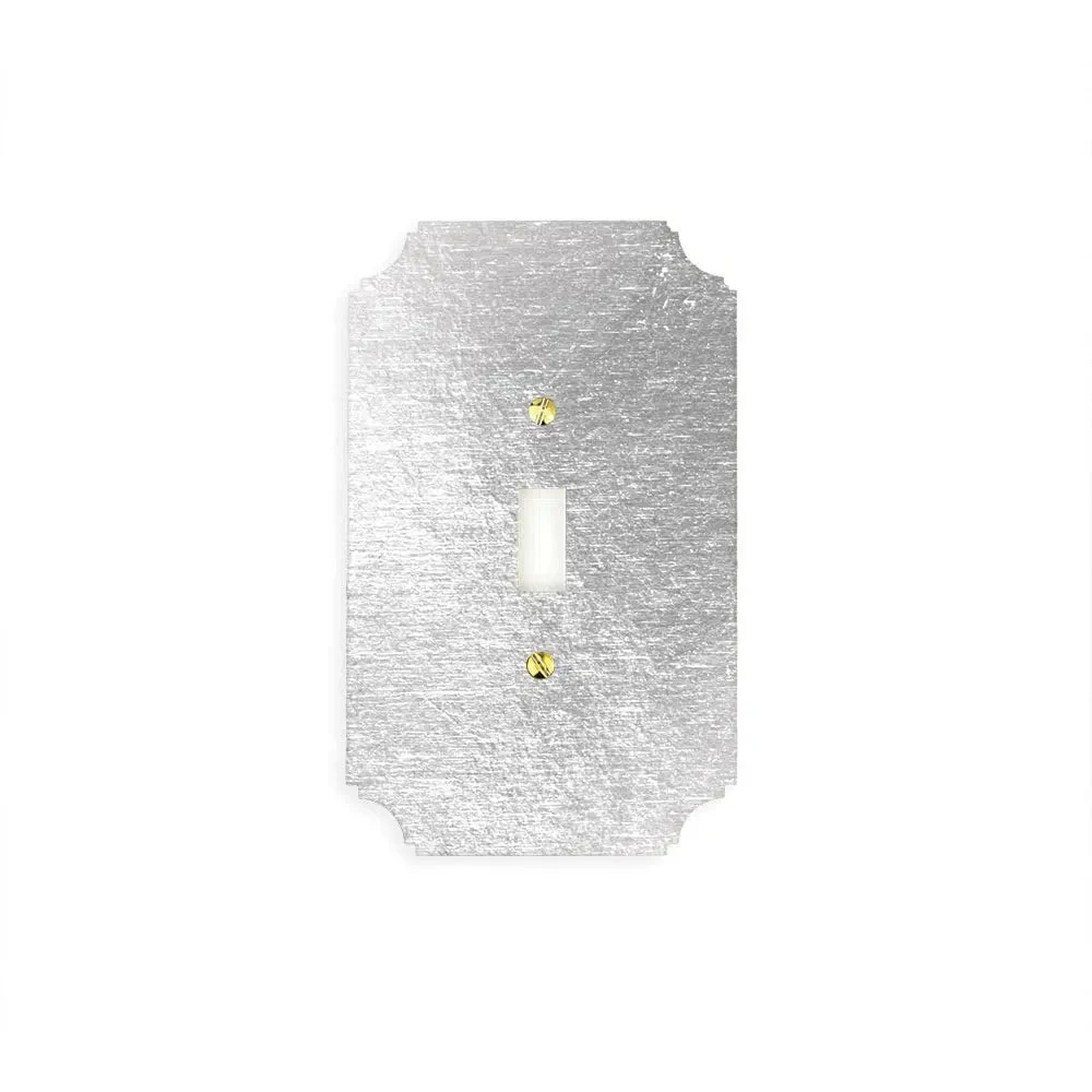 Silvered Acrylic Switch Plate