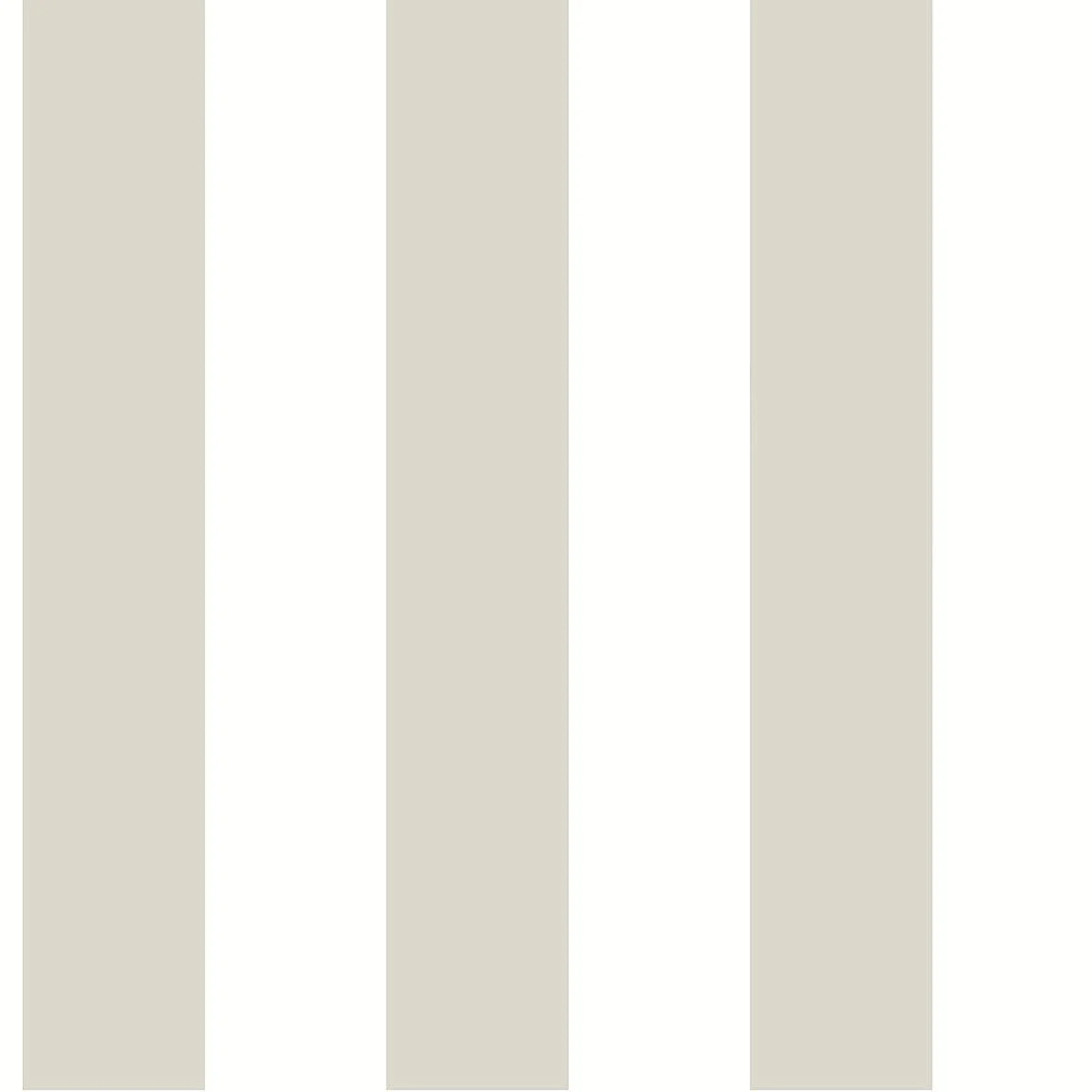 Awning Stripe Wallpaper // Cream