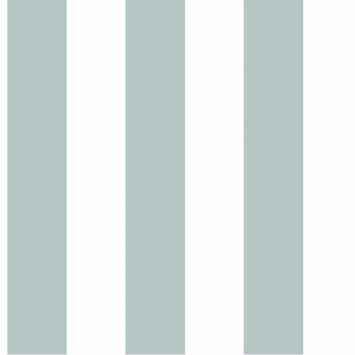 Awning Stripe Wallpaper // Light Grey