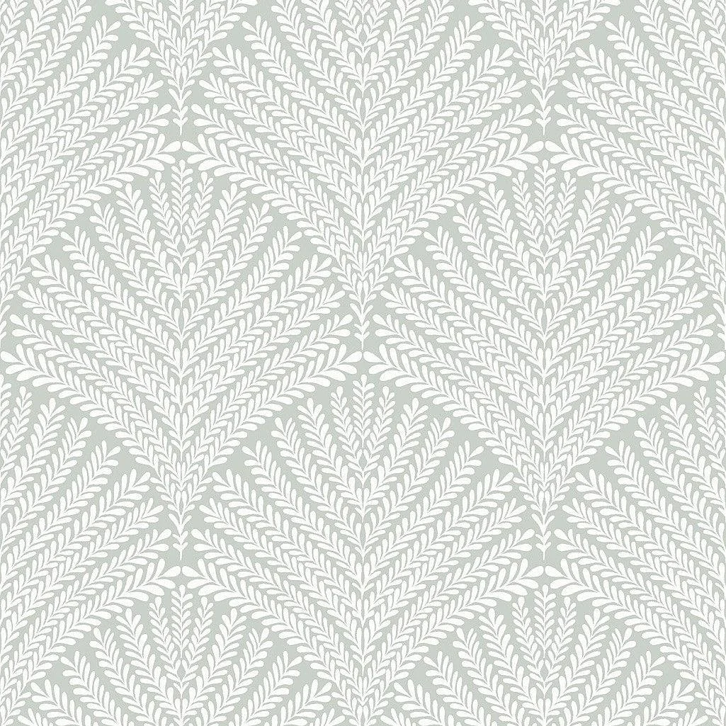 Beachcomber Wallpaper // Green & White