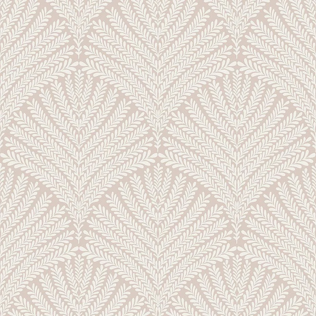 Beachcomber Wallpaper // Light Pink & Cream