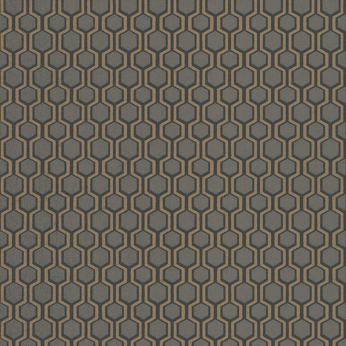 Bee Sweet Wallpaper // Grey