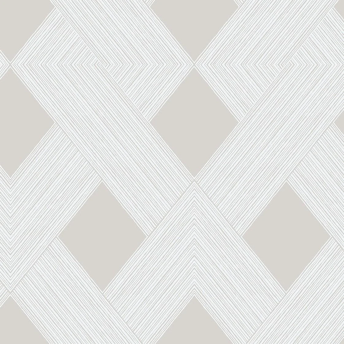 Beveled Edge Wallpaper // Beige