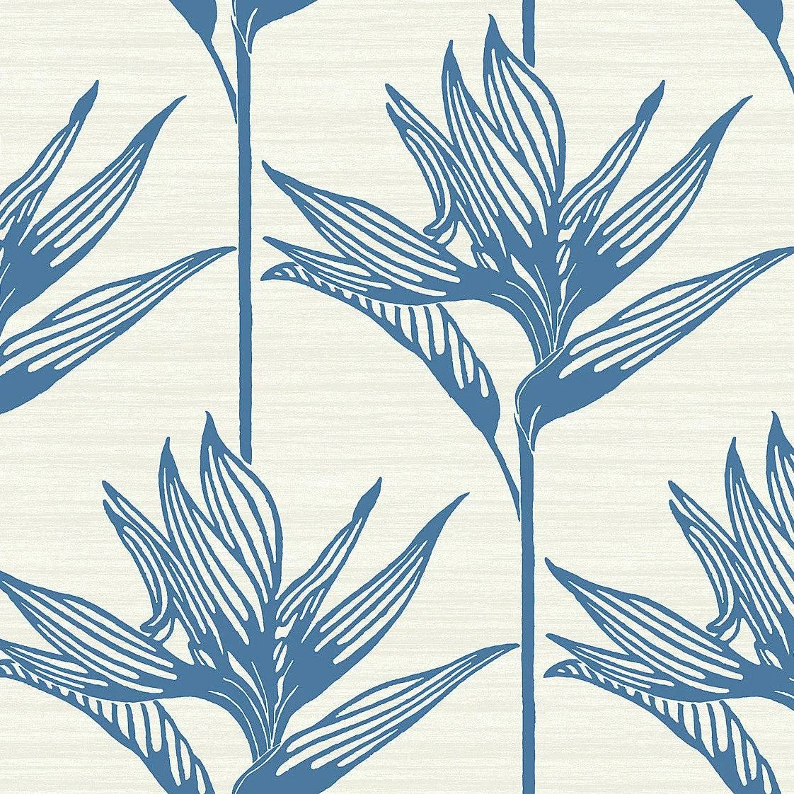 Bird of Paradise Wallpaper // Blue