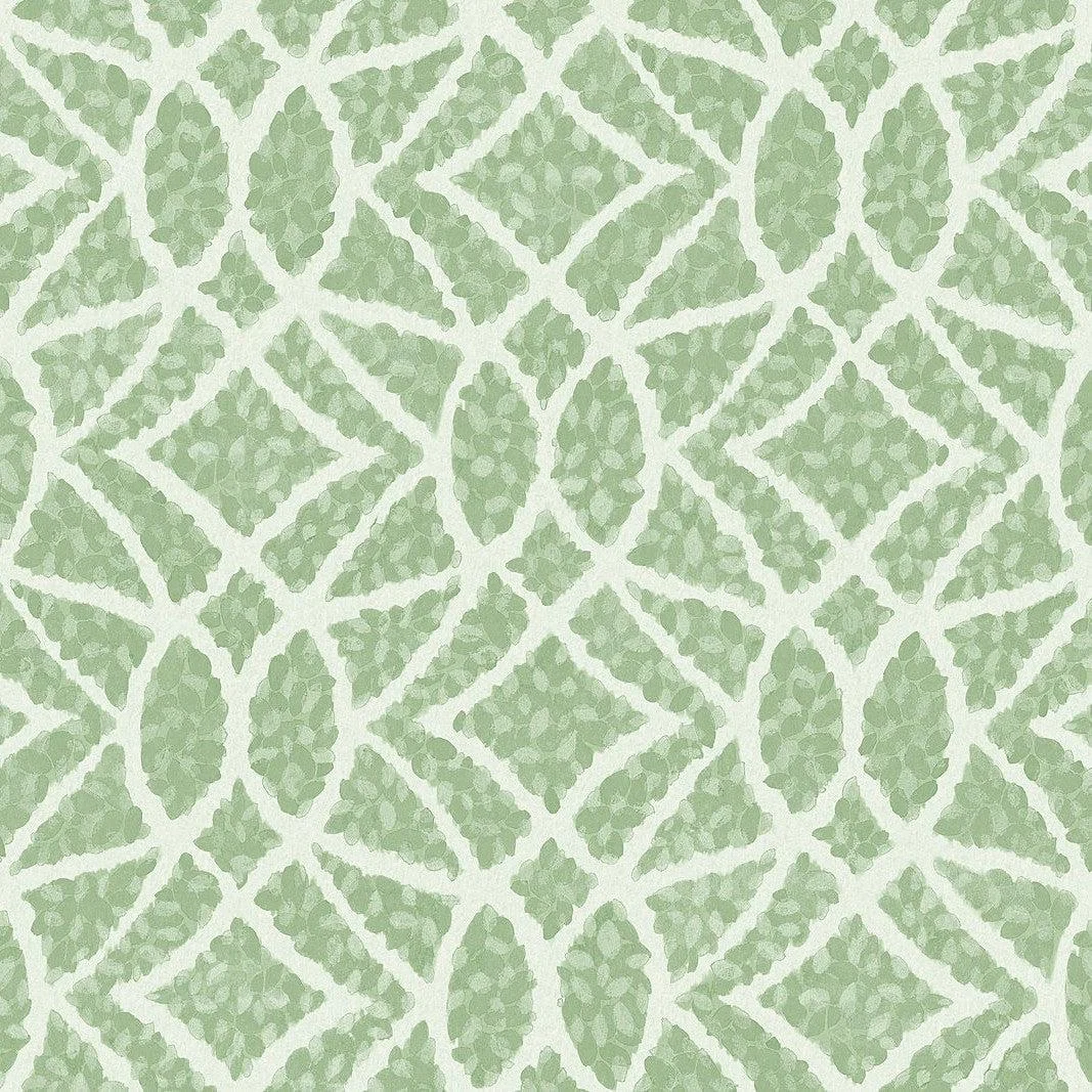 Boxwood Garden Wallpaper // Green