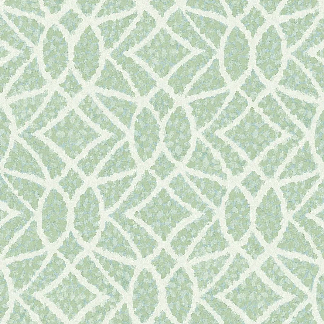 Boxwood Garden Wallpaper // Teal