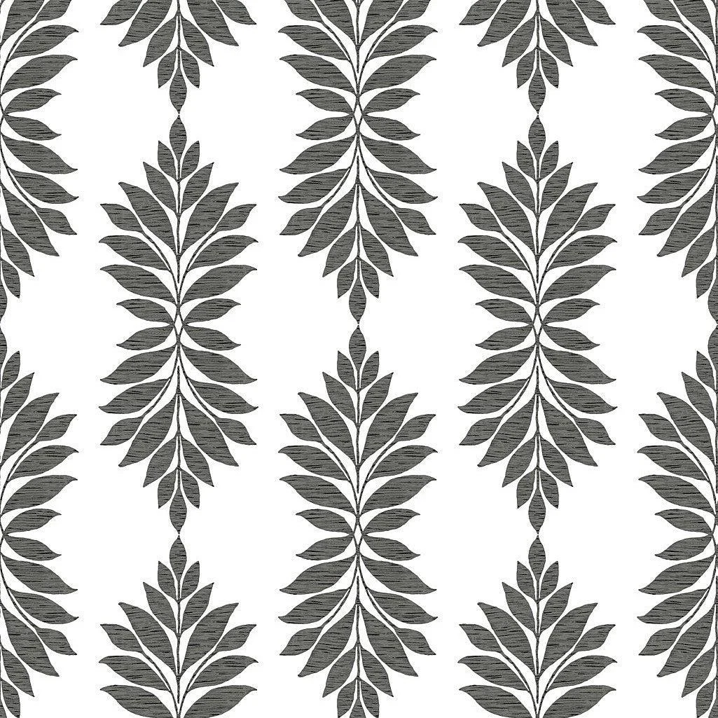 Broadsands Botanica Peel & Stick Wallpaper // Black