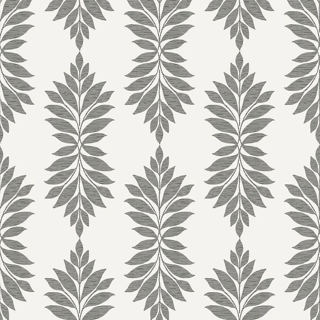 Broadsands Botanica Wallpaper // Grey & Off White