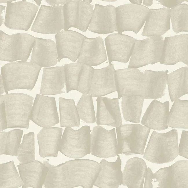 Brushed Ink Wallpaper // Taupe