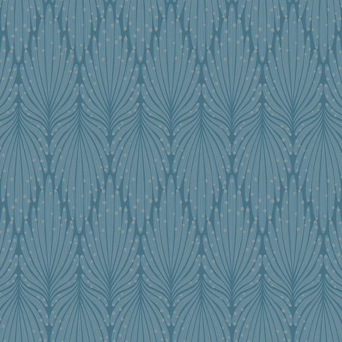 Café Society Wallpaper // Blue