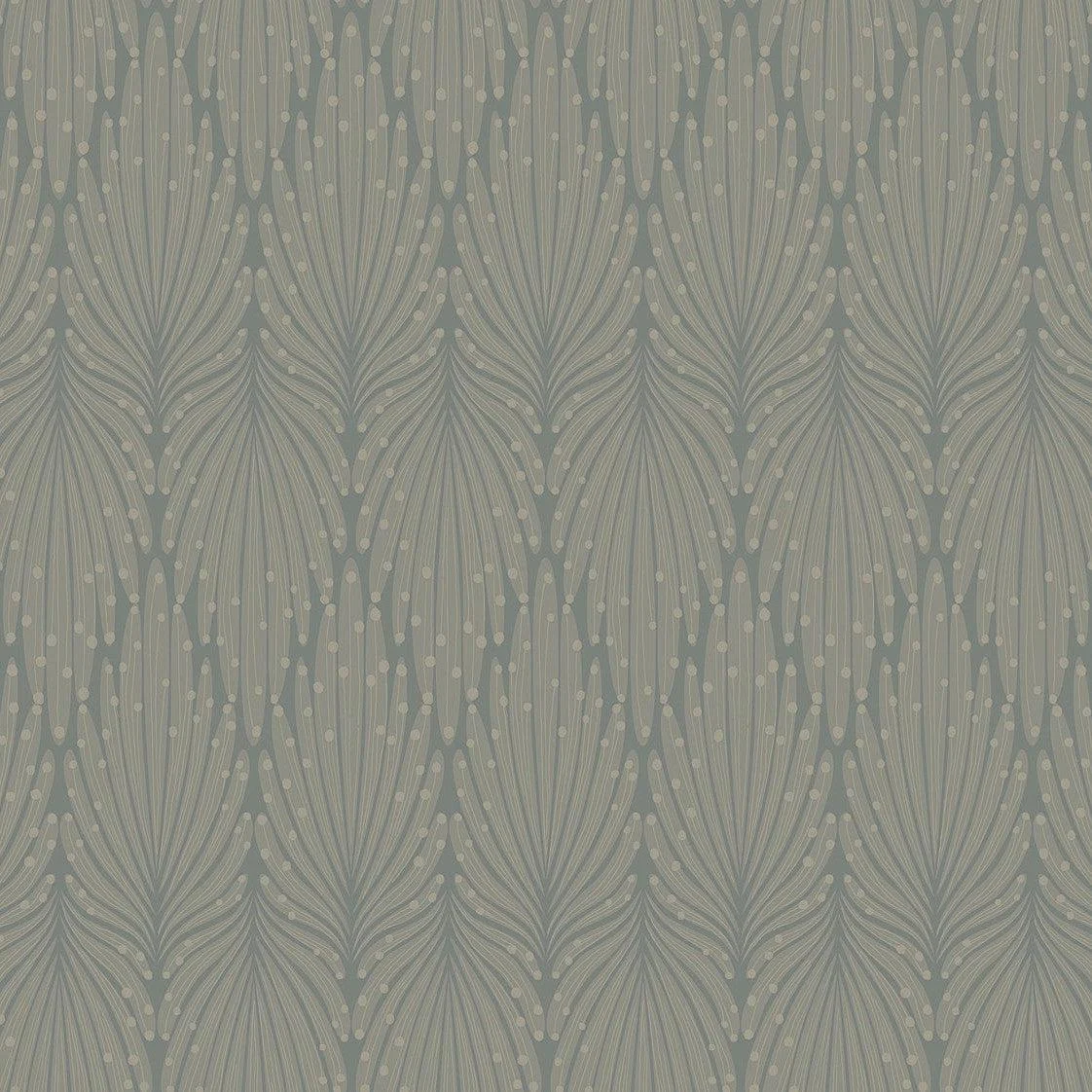 Café Society Wallpaper // Dark Grey