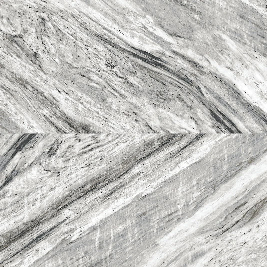 Carrara Horizontal Peel & Stick Wallpaper // Grey